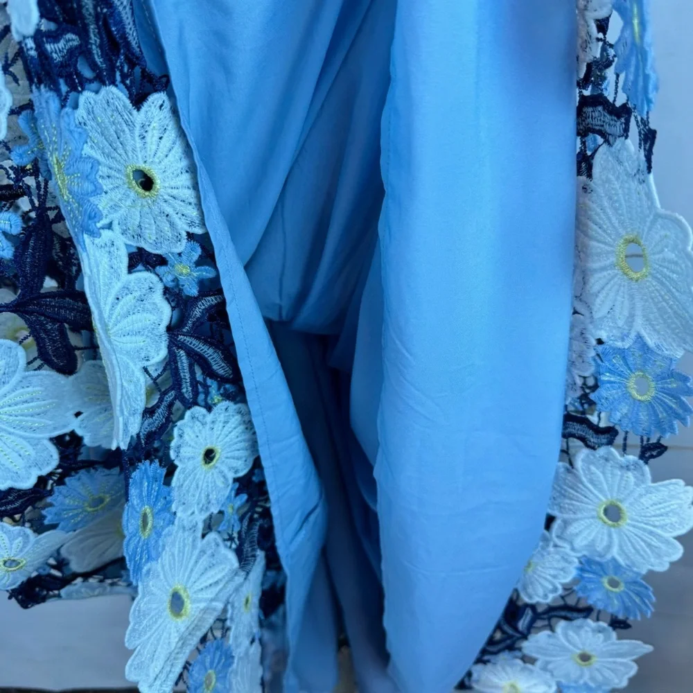 Aqua | Floral Lace Midi Dress, XL - Picture 9 of 10